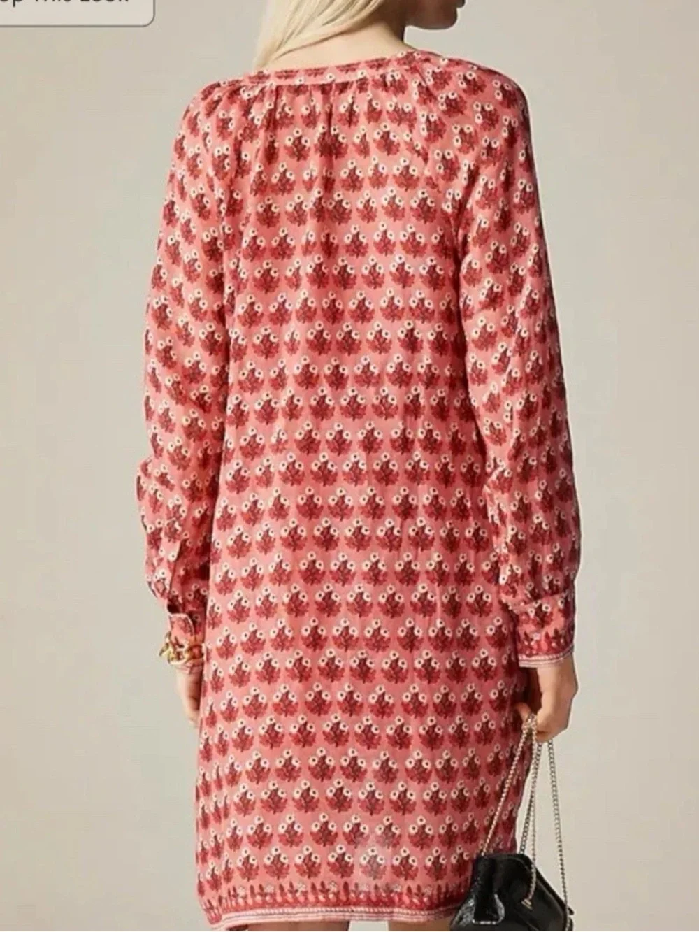 NEW J Crew Cabana mini dress in block-print ramie Size M